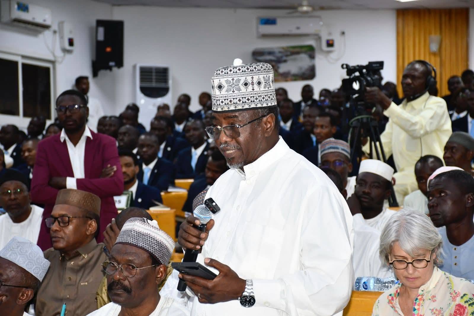 Dr Mahamat Bechir, Coordinateur d'ASRADD, lors d'une intervention publique