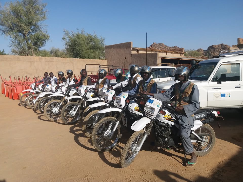 Équipe d'intervention ASRADD prête au départ pour une mission de terrain au Tchad
